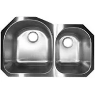 UKINOX RS558 Undermount Single Bowl Stainless Steel Kitchen Sink