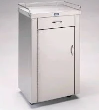 Treatment Cabinet Floor Standing Stainless Steel 1 Drawer 1 Shelf - P-5090 by Pedigo Products