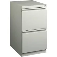 Scranton & Co 2-Drawer Stainless Steel Mobile File Cabinet