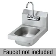 Krowne HS-9-LF - Wall Hung Hand Sink W/O Faucet - 12