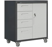 Sturdy Metal Tool Storage Cabinet With Wheels Tool Storage Cabinet For Garage, Office, And Home Organizer Solutions WFX Utility