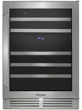 Whirlpool 46-Bottle Undercounter Wine Center WUW55X24HS