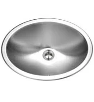 Houzer Opus Stainless Steel Undermount Oval Bowl Sink with Overflow CHO-1800-1
