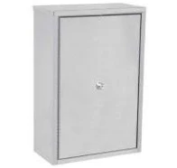 Omnimed Maxi Narcotic Cabinet with 4 Shelves, Double Door, Stainless Steel