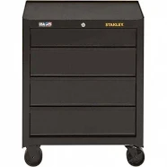 Dewalt Steel Tool Roller Cabinet: 4 Drawers Black, Weave Top | Steel Tool Roller Cabinet 4 Pkg Qty 1 | 95424461