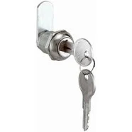 Prime-Line Cabinet/Drawer Lock Chrome Silver Stainless Steel Chrome - pack of 6 U 9941-XCP6