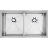 Hanover 33 in. Stainless Steel Undermount Double Bowl Sink