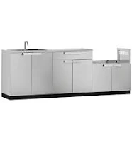 Koolmore 26 in. Stainless-Steel Corner Cabinet for Outdoor Kitchen KM-OKS-CCAB