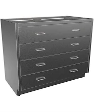 Inter Dyne Systems SBC3542-4DW Stainless Steel Base Cabinet, 4 Drawers