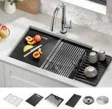 Delta Rivet 27 Workstation Kitchen Sink Undermount 16 Gauge Stainless