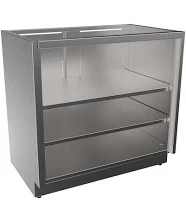 Inter Dyne Systems SBC3536-OF Stainless Steel Base Cabinet, Open Front