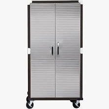 Pottery Barn 2-Door Rolling Storage Cabinet 36
