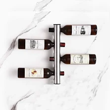 Cokritsm Wall Wine Rack Stainless Steel