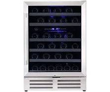 Sollevare Pro-Style 23.4 in. 46-Bottle Wine and 0 Can Beverage Cooler