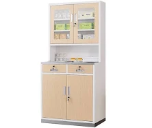 Stainless Steel Locking Drawers Pharmacy Cabinet for Drugstore & Clinic Medicine Cabinet Doors