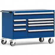 HANPURE 7-Drawer Rolling Tool Cart with Wheels Metal Storage for Garage Workshop Repair Shop