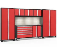 Bold Series 6 Piece Garage Storage Cabinet Set NewAge Products Lighting