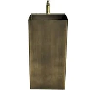 Wholesale Stainless teel Column Basin Piece Pedestal ink Combo Floor tanding ink,1 Piece