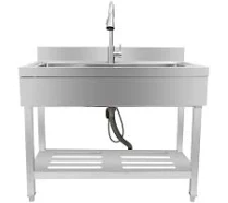 36'' L Freestanding Single Bowl Stainless Steel Kitchen Sink DENFER