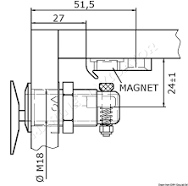 3 Pcs Window Door Latches Universal Double Plug Lock Cabinets Stainless Steel Bolt
